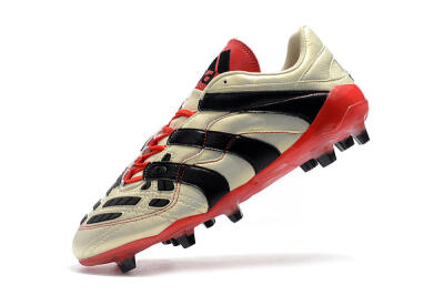 Adidas Predator Accelerator Electricity FG Low-Tops Football Boots - White/Black/Red