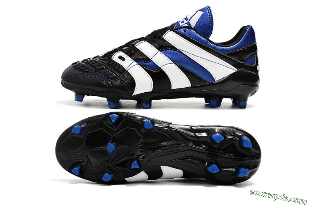 Adidas Predator Accelerator Electricity FG Low-Tops Football Boots - Black/Blue/White 0