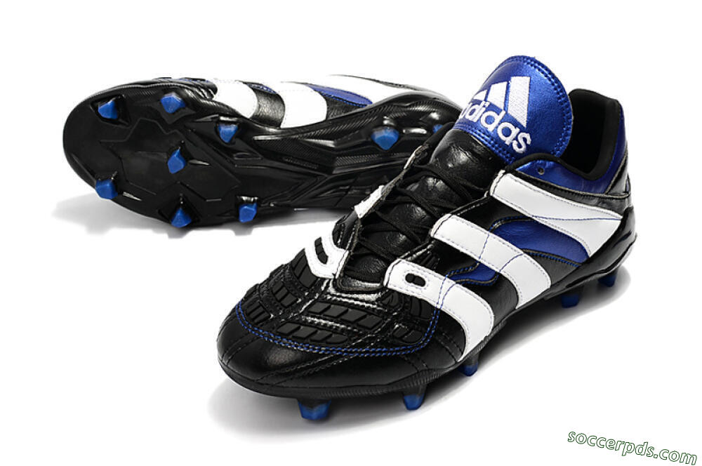 Adidas Predator Accelerator Electricity FG Low-Tops Football Boots - Black/Blue/White 3