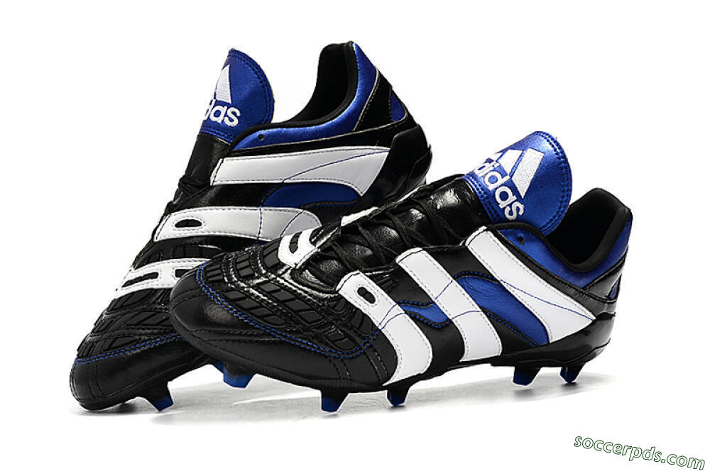 Adidas Predator Accelerator Electricity FG Low-Tops Football Boots - Black/Blue/White 6