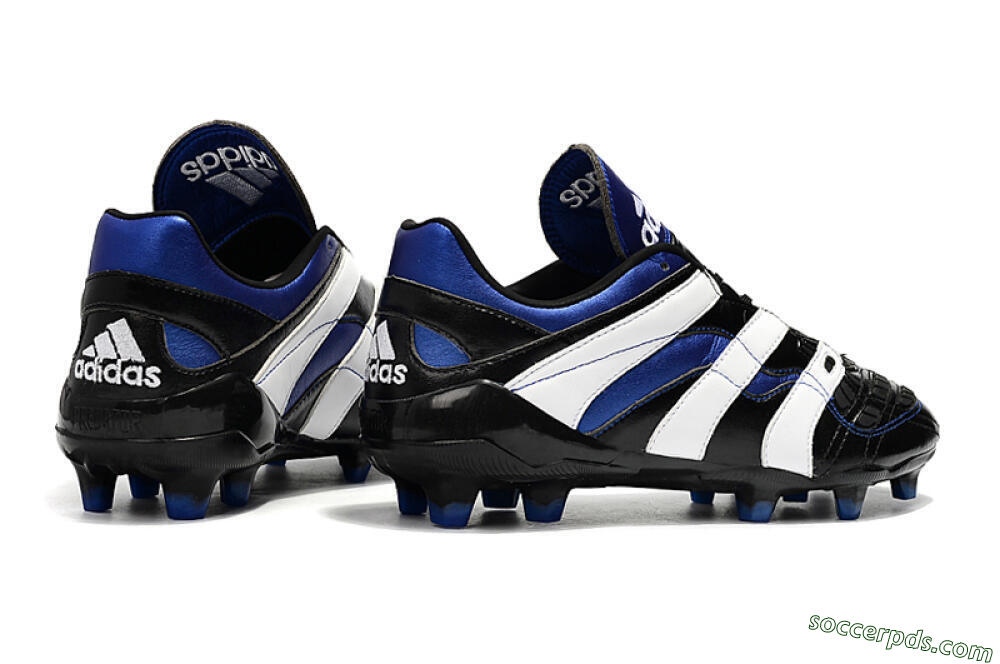 Adidas Predator Accelerator Electricity FG Low-Tops Football Boots - Black/Blue/White 9