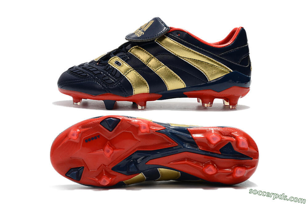 Adidas Predator Accelerator Electricity FG Low-Tops Football Boots - Blue/Gold/Red 0