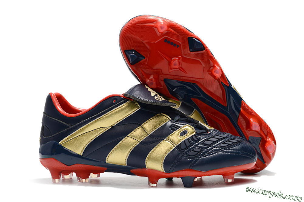 Adidas Predator Accelerator Electricity FG Low-Tops Football Boots - Blue/Gold/Red 1