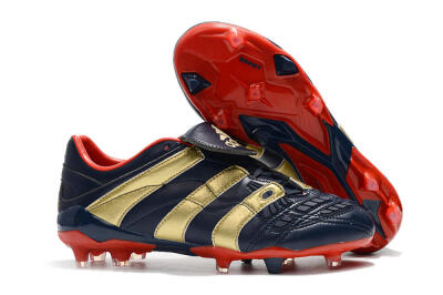 Adidas Predator Accelerator Electricity FG Low-Tops Football Boots - Blue/Gold/Red