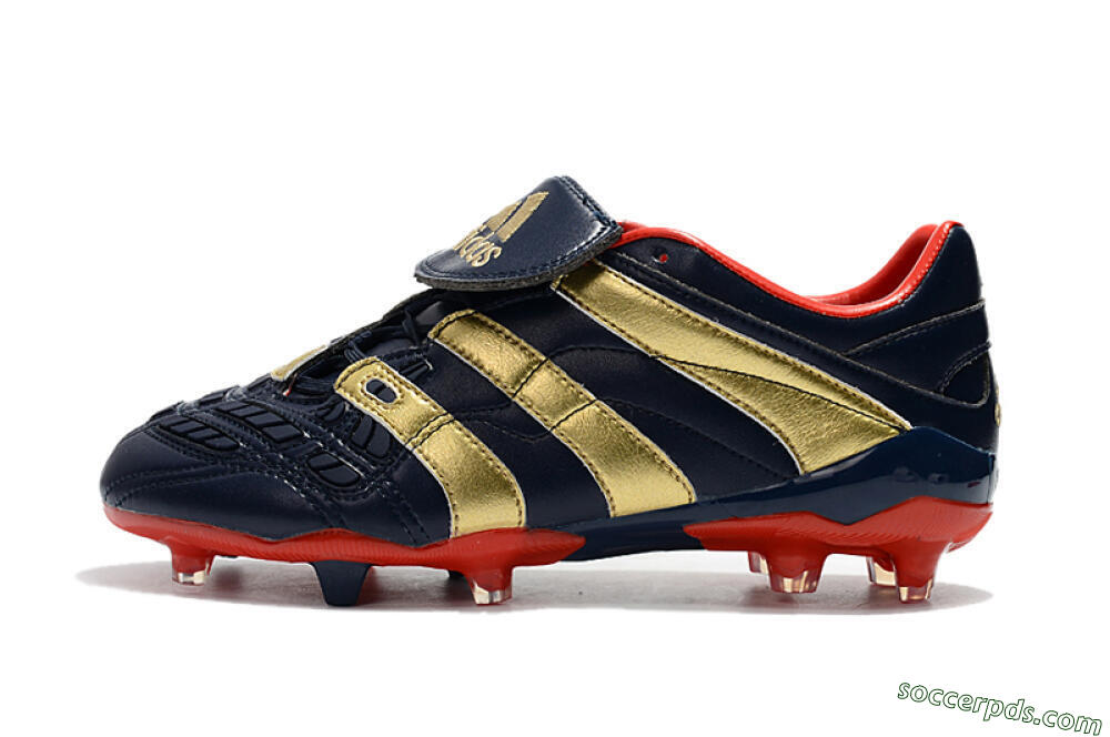Adidas Predator Accelerator Electricity FG Low-Tops Football Boots - Blue/Gold/Red 2