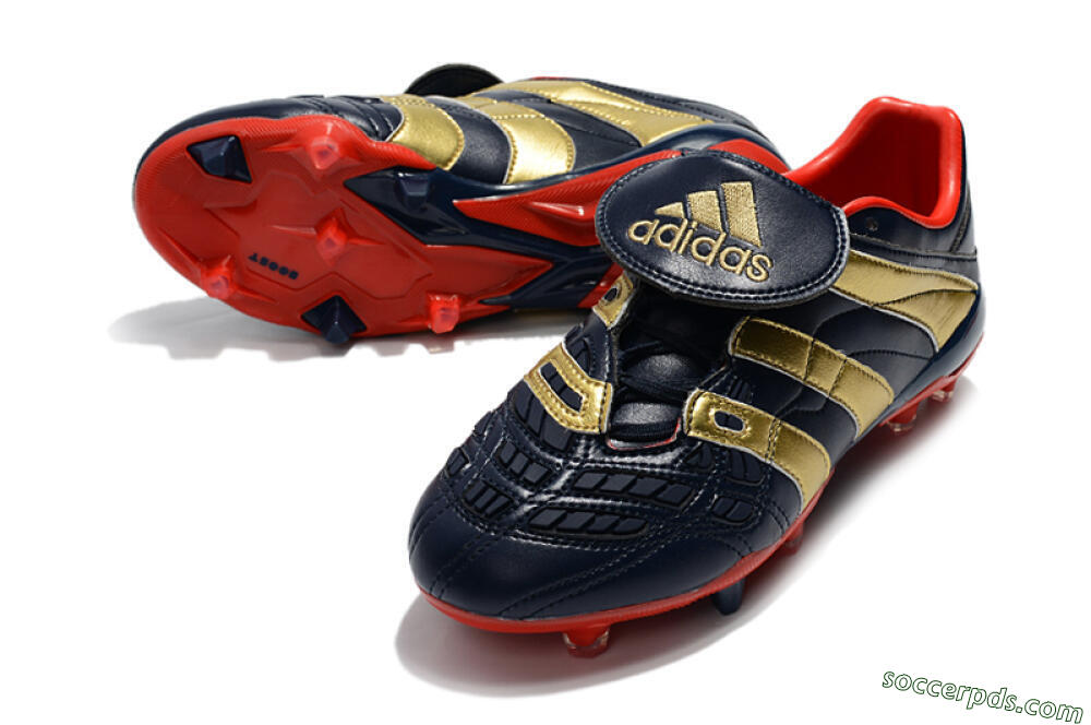 Adidas Predator Accelerator Electricity FG Low-Tops Football Boots - Blue/Gold/Red 3