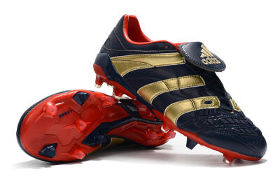 Adidas Predator Accelerator Electricity FG Low-Tops Football Boots - Blue/Gold/Red