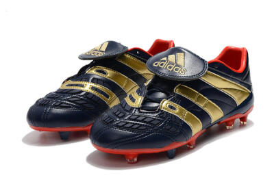 Adidas Predator Accelerator Electricity FG Low-Tops Football Boots - Blue/Gold/Red