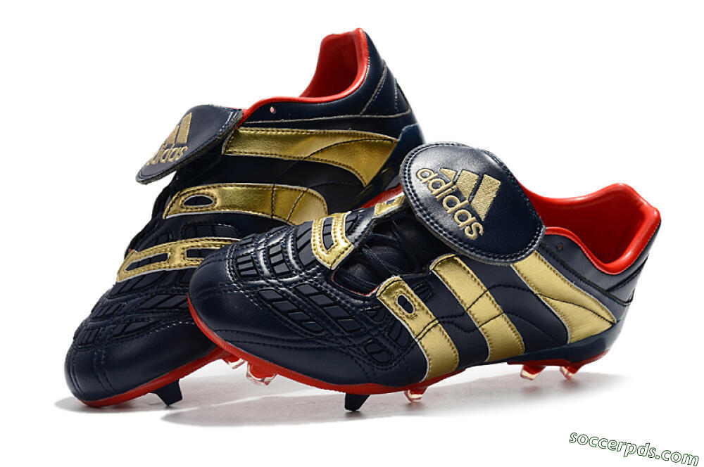 Adidas Predator Accelerator Electricity FG Low-Tops Football Boots - Blue/Gold/Red 6