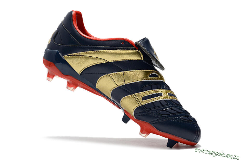 Adidas Predator Accelerator Electricity FG Low-Tops Football Boots - Blue/Gold/Red 7