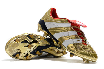 Adidas Predator Accelerator Electricity FG Low-Tops Football Boots - Gold/Red/White