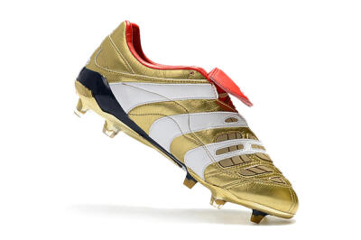 Adidas Predator Accelerator Electricity FG Low-Tops Football Boots - Gold/Red/White