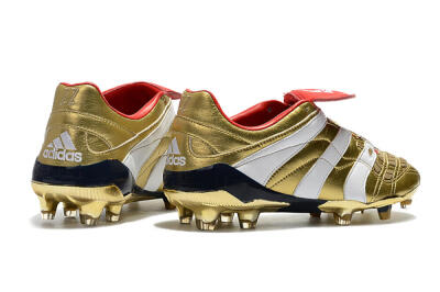 Adidas Predator Accelerator Electricity FG Low-Tops Football Boots - Gold/Red/White