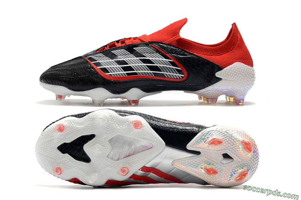 Adidas Predator Archive Limited Edition FG Low-Tops Football Boots - Black/White/Red 0