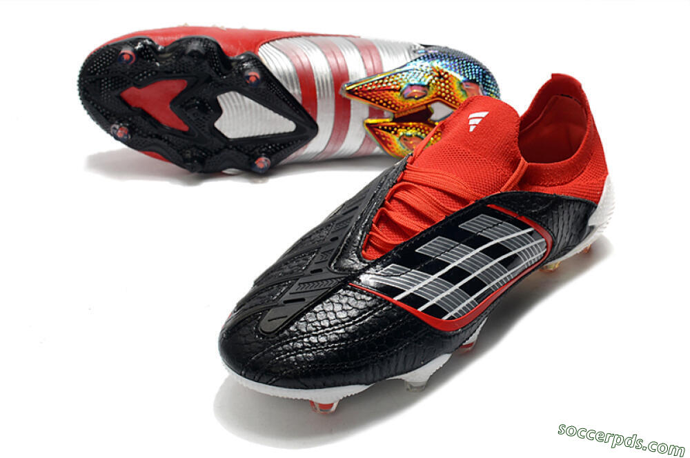Adidas Predator Archive Limited Edition FG Low-Tops Football Boots - Black/White/Red 3