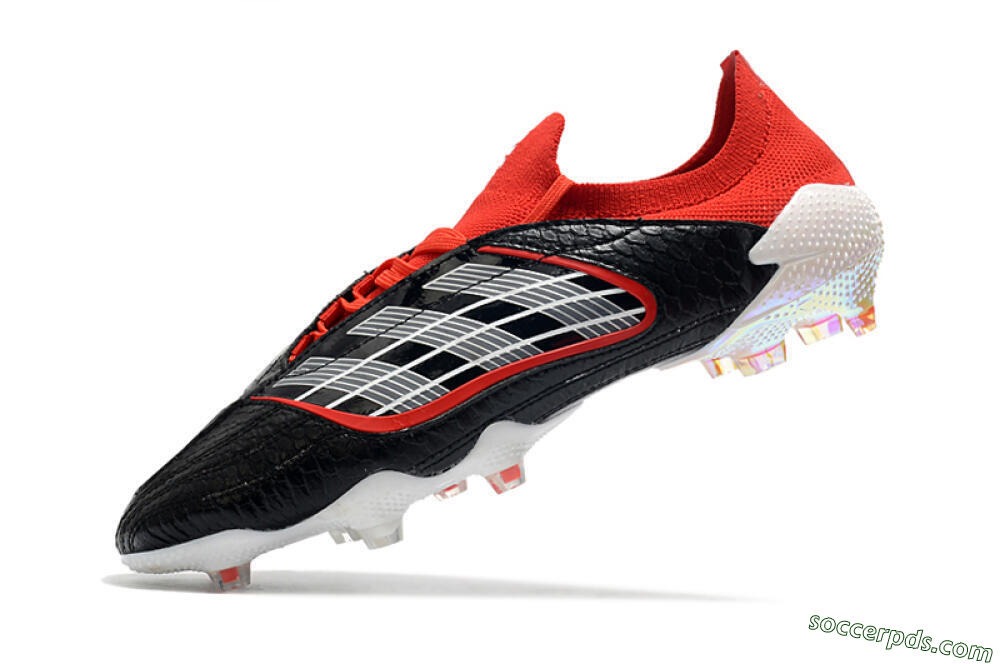 Adidas Predator Archive Limited Edition FG Low-Tops Football Boots - Black/White/Red 5