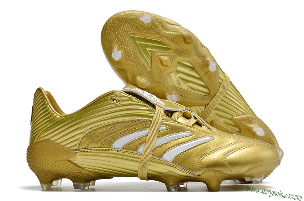 Adidas Predator Absolute 20 FG Low-Tops Football Boots - Gold/White 1