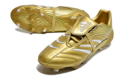 Adidas Predator Absolute 20 FG Low-Tops Football Boots - Gold/White