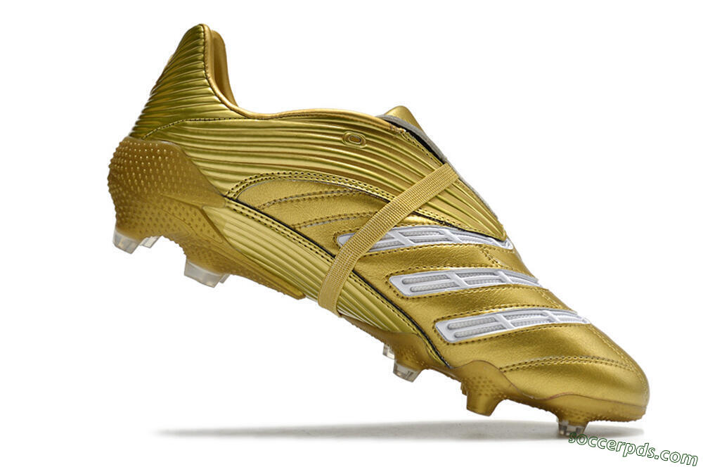 Adidas Predator Absolute 20 FG Low-Tops Football Boots - Gold/White 4