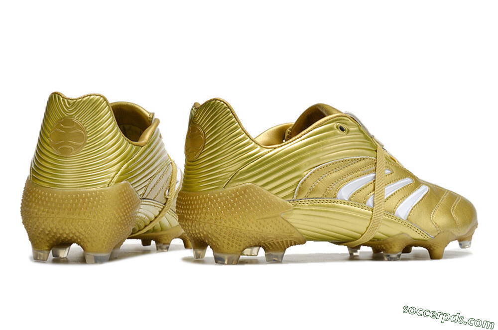 Adidas Predator Absolute 20 FG Low-Tops Football Boots - Gold/White 6