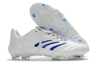 Adidas Predator Absolute 20 FG Low-Tops Football Boots - White/Blue