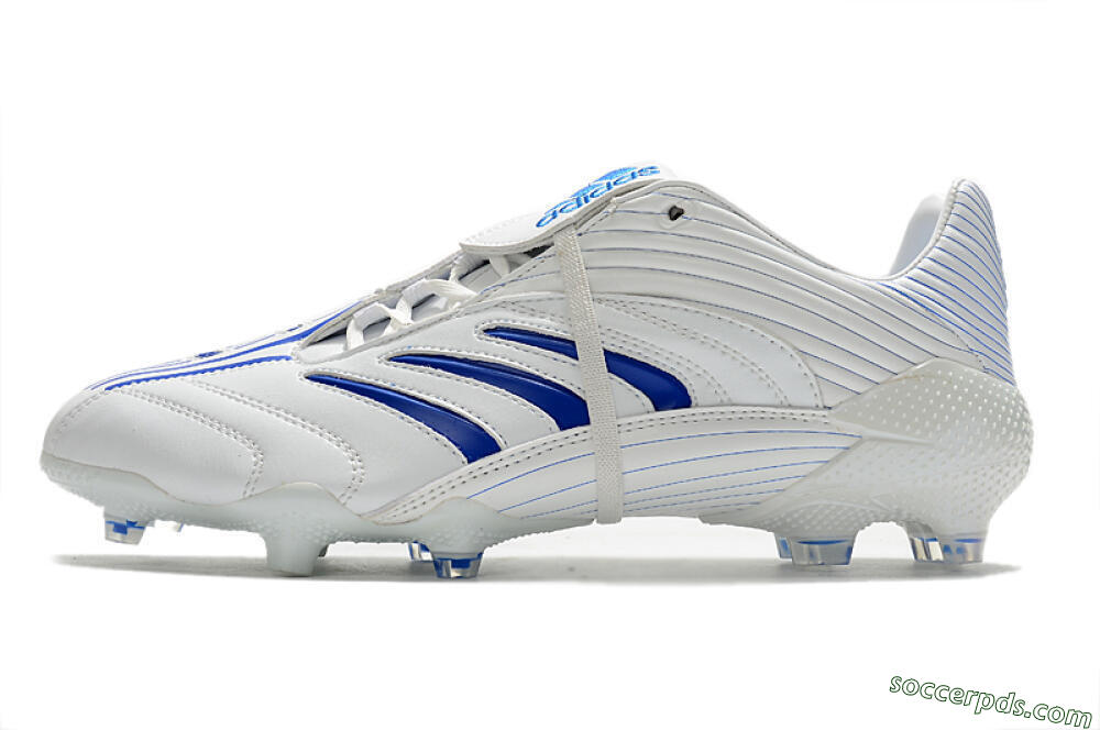 Adidas Predator Absolute 20 FG Low-Tops Football Boots - White/Blue 2