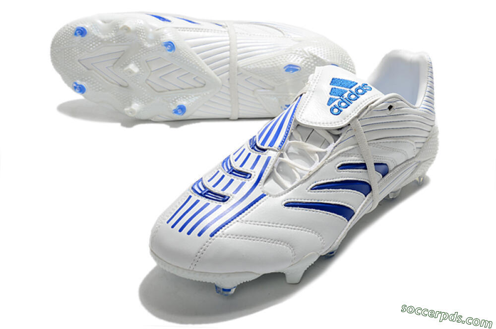 Adidas Predator Absolute 20 FG Low-Tops Football Boots - White/Blue 3