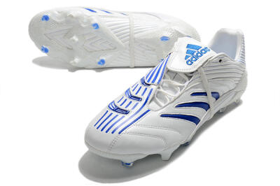 Adidas Predator Absolute 20 FG Low-Tops Football Boots - White/Blue