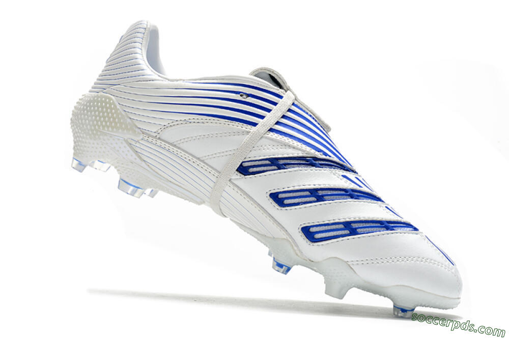 Adidas Predator Absolute 20 FG Low-Tops Football Boots - White/Blue 4
