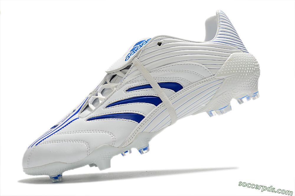 Adidas Predator Absolute 20 FG Low-Tops Football Boots - White/Blue 5