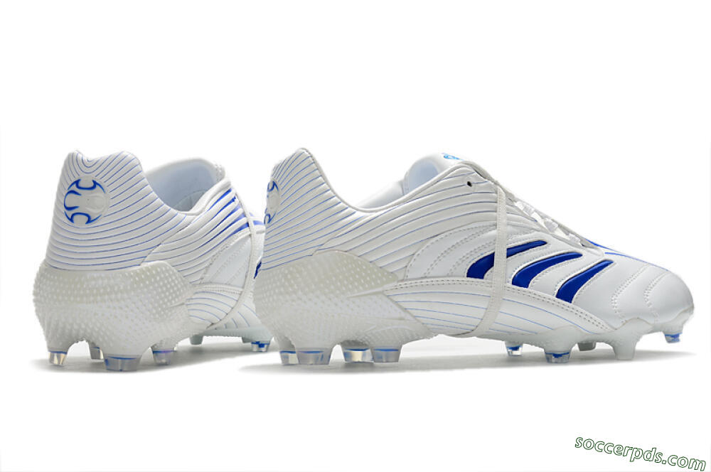 Adidas Predator Absolute 20 FG Low-Tops Football Boots - White/Blue 6