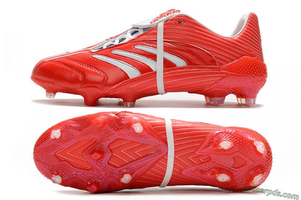 Adidas Predator Absolute 20 FG Low-Tops Football Boots - Red/White 0