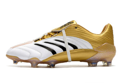 Adidas Predator Absolute 20 FG Low-Tops Football Boots - White/Gold/Black