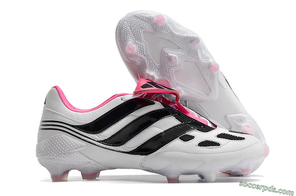 Adidas Predator Precision Archive Pack FG Low-Tops Football Boots - White/Black/Pink 1