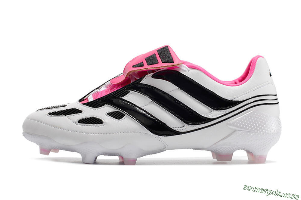 Adidas Predator Precision Archive Pack FG Low-Tops Football Boots - White/Black/Pink 2