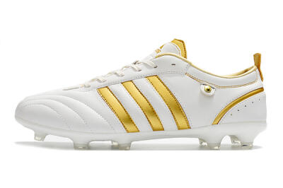 Adidas Adipure FG Low-Tops Football Boots - White/Gold