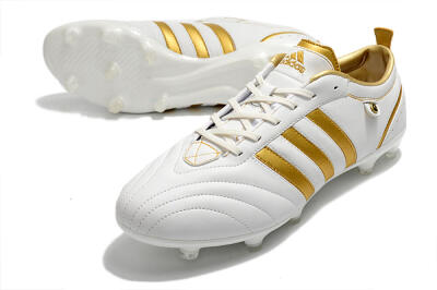 Adidas Adipure FG Low-Tops Football Boots - White/Gold