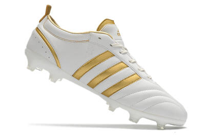 Adidas Adipure FG Low-Tops Football Boots - White/Gold