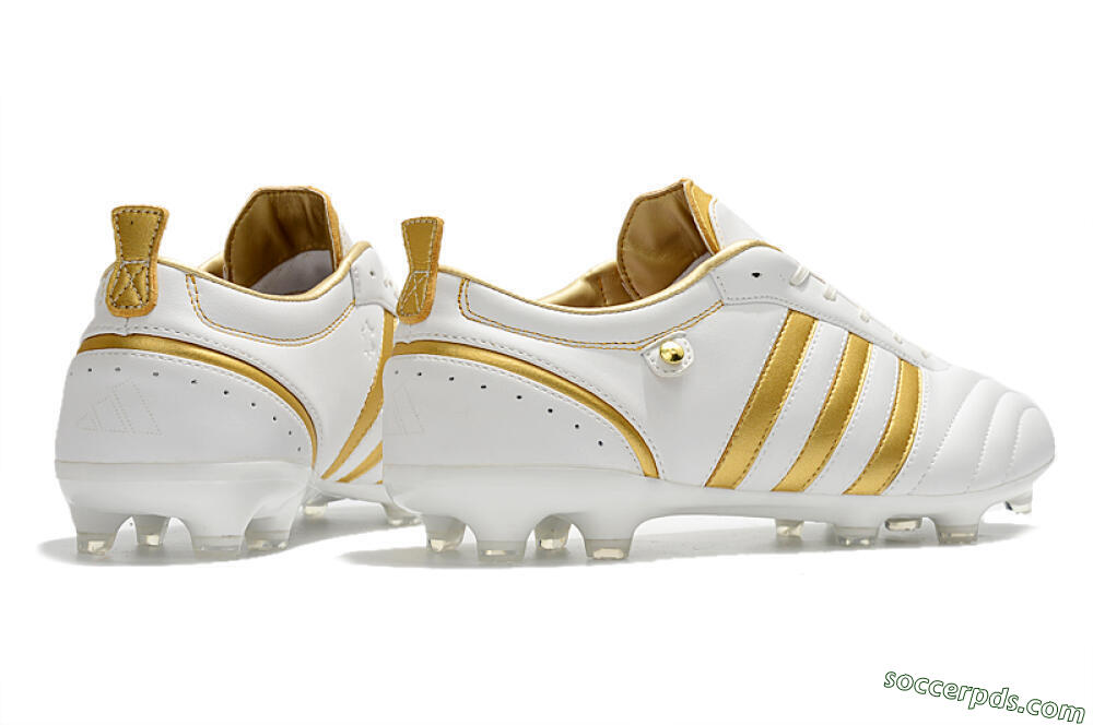 Adidas Adipure FG Low-Tops Football Boots - White/Gold 6