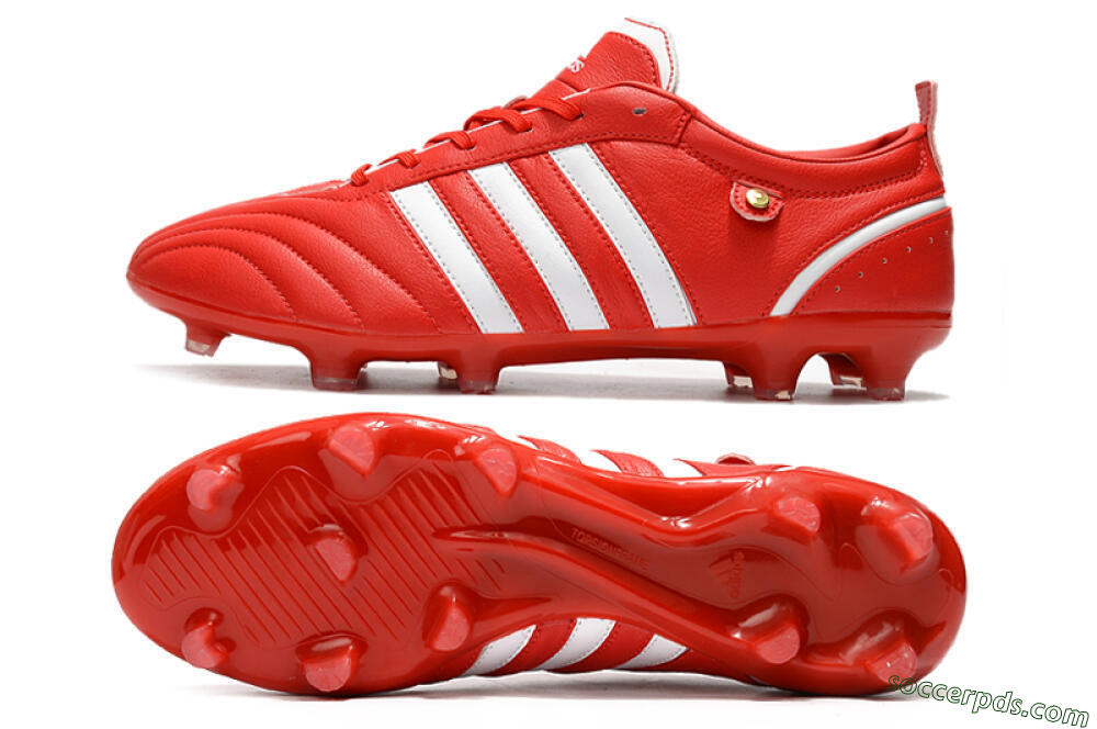 Adidas Adipure FG Low-Tops Football Boots - Red/White 0