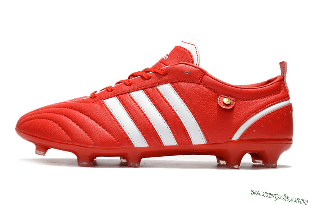 Adidas Adipure FG Low-Tops Football Boots - Red/White 2