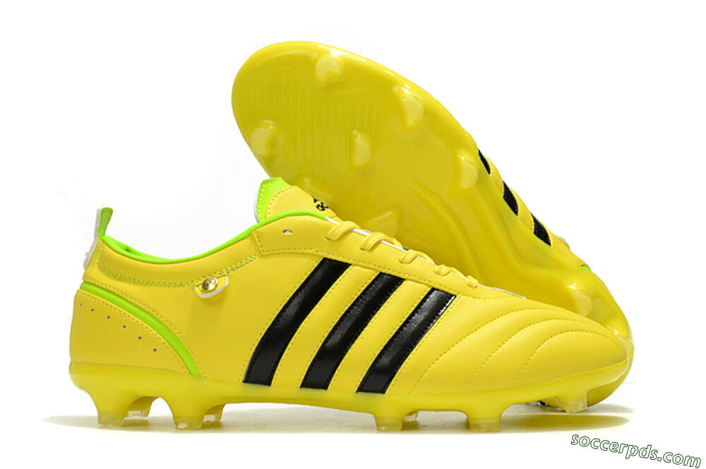Adidas Adipure FG Low-Tops Football Boots - Yellow/Black 1