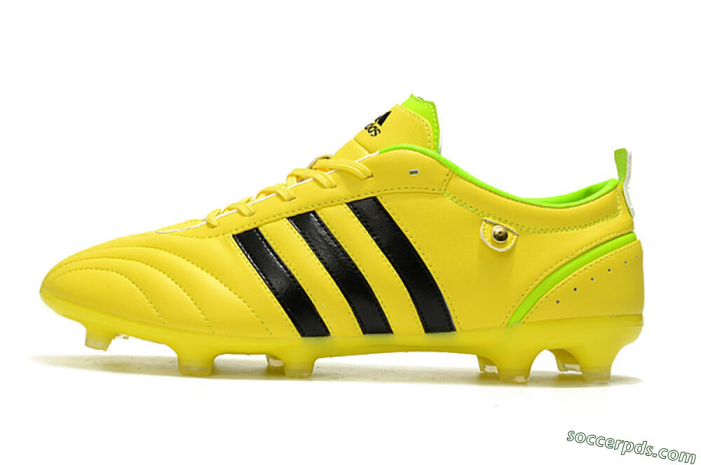 Adidas Adipure FG Low-Tops Football Boots - Yellow/Black 2