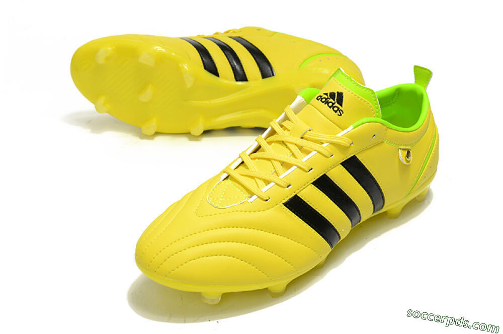 Adidas Adipure FG Low-Tops Football Boots - Yellow/Black 3