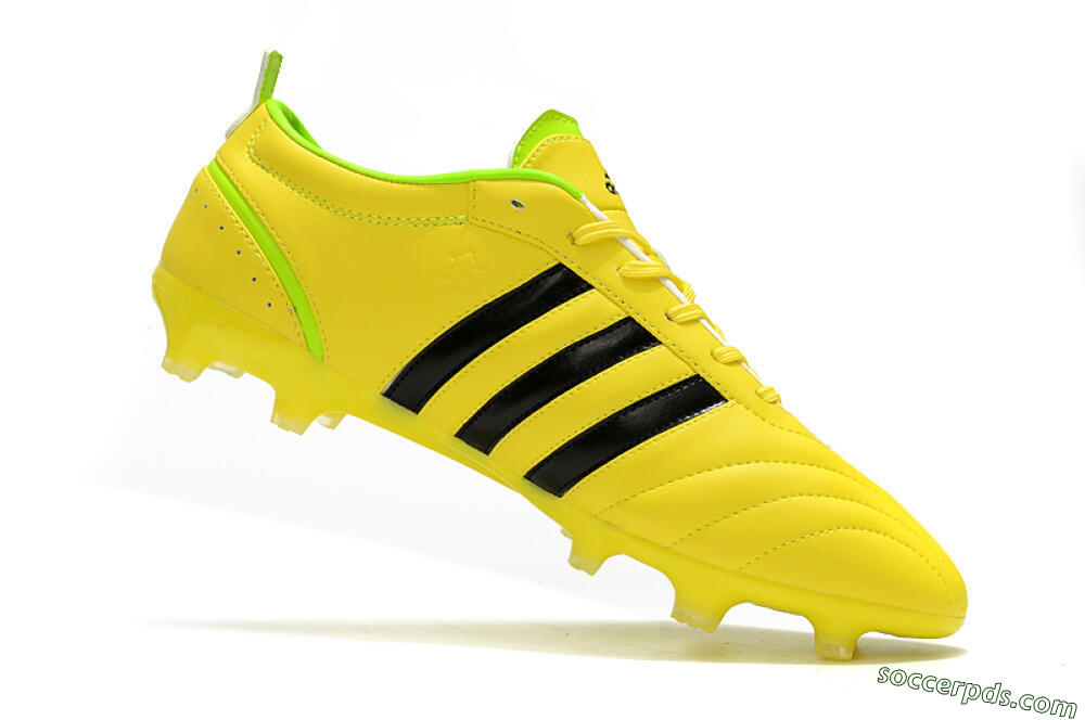 Adidas Adipure FG Low-Tops Football Boots - Yellow/Black 4