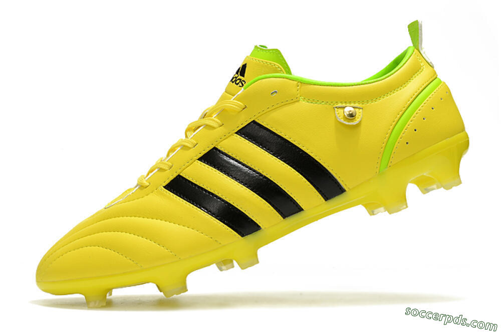 Adidas Adipure FG Low-Tops Football Boots - Yellow/Black 5