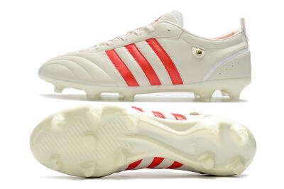 Adidas Adipure FG Low-Tops Football Boots - Beige/Red
