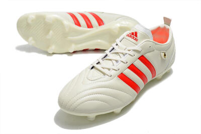 Adidas Adipure FG Low-Tops Football Boots - Beige/Red