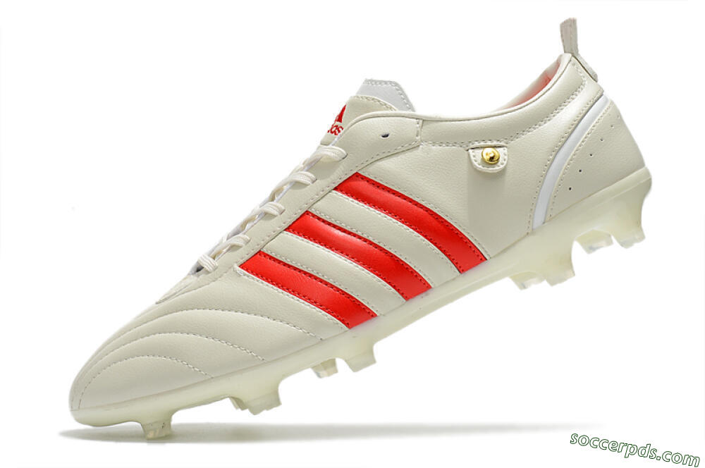 Adidas Adipure FG Low-Tops Football Boots - Beige/Red 5