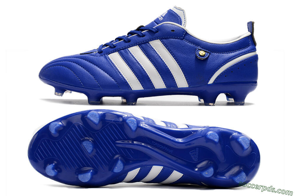 Adidas Adipure FG Low-Tops Football Boots - Blue/White 0